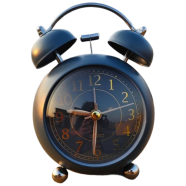 Premium Metal Twin Bell Loud Alarm Clock For Heavy Sleepers image