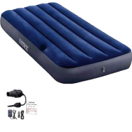 Premium Portable Intex Air Bed And Mattress With Free Electric Pumper For 2 People image
