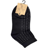 Premium Quality 95 percent Cotton and 5 percent Spandex Semi-Long Socks (২ Pairs) image