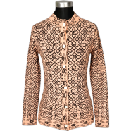 Premium Quality Free Size Short Cardigan Button Down Knit Sweater For Ladies image