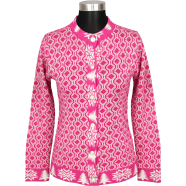 Premium Quality Free Size Short Cardigan Button-Down Knit Sweater For Ladies image