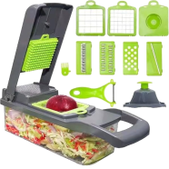 Premium Vegetable and Fruits Multifuction Cutting Slicer Kitchen Tools 16 in 1 image