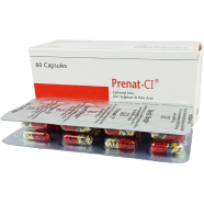 Prenat-CI 50 mg Plus 0.5 mg Plus 61.8 mg 12's Strip Capsule image