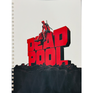 Prep Store Deadpool Themed Notebook image