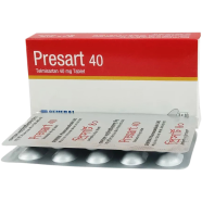 Presart 40mg Tablet 10's Strip icon
