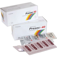 Presec 20 Mg Capsule 4's Strip image