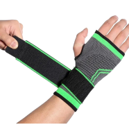 Pressurized Wrist Brace Support – Adjustable Sports Bracer for Carpal Tunnel, Tendonitis image