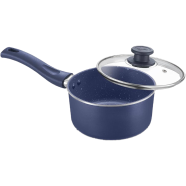 Prestige Ceraglide Ceramic Coating Cookware Sauce Pan 16 Cm (1.4 Litre) with Glass Lid image