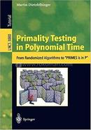 Primality Testing in Polynomial Time image