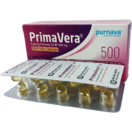 Primavera 500 mg Soft Gel Capsule 10's Strip image