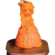 Princess Doll Fragrance Candle Orange Color