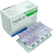 Proceptin 20 mg - 10's Strip Capsule image