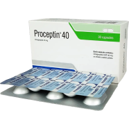 Proceptin 40 mg Capsule 10's Strip image