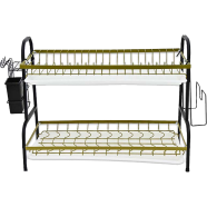 Proclean 2 Layer High-Strength Metal Kitchen Dish Rack image