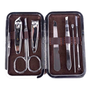 Professional Nail Pedicure Set Stainless Steel Nail Cutting Machine Kit Tool -7 pcs image