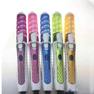 Professional Women Lady Stainless Steel Anti-Static Travel Hair Curler Curl Curling Make Curling Iron Rod Brush Anti-scald Curling Wand Roller Waver Maker Instant Heat Up Styling Tool 45 W image
