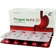 Progut Mups 20 Mg Mups Tablet 10'S Strip image
