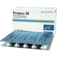 Pronex 20 Mg Capsule 10's Strip image