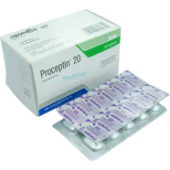 Prosectil 20 mg Capsule 10's Strip icon