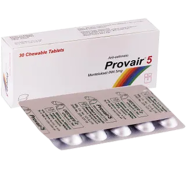 Provair 5 mg Chewable 10's Strip Tablet image