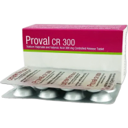 Proval Cr 300 mg Tablet 8's Strip image