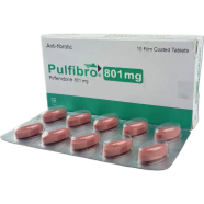 Pulfibro 801 mg Tablet 10's strip image