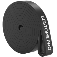 Pull Up Assist Resistance Bands - 7 Levels for Fitness and Powerlifting 7kg-14kg Black image