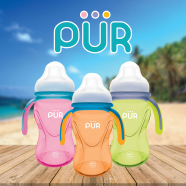 Pur Multi Grasp Drinking Cup 8oz.-250ml. - 9004 - Orange image