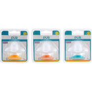 Pur Orthodontic Silicone Soother (3 month plus) (Any Color) - 14017