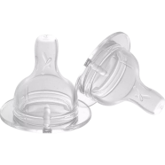 Pur Silicone W/N Nipple - S (2pcs) (Slow Flow) - 3255