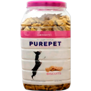 Purepet Puppy Dog Training Treats Biscuit For All Life Stages Dog - 455g(Jar) - (Mutton Flavour Biscuit) image