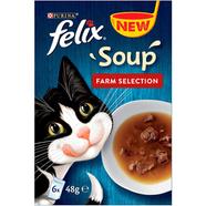 Purina Felix Cat Soup Farm Selection in Jelly - 48gm - 6Pcs icon