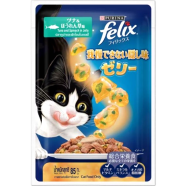 Purina Felix Sensations Cat Pouch Food Tuna and Spinach In Jelly 85g | Cat Wet Food image