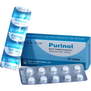 Purinol 100 mg Tablet 10's Strip image