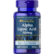 Puritan's Pride Alpha Lipoic Acid Supports Antioxidant Health 300mg, 60 Cap(USA) image