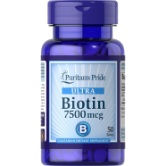 Puritan’s Pride Biotin 7500mcg 50 Tablets image