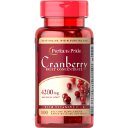 Puritan’s Pride Cranberry Fruit Concentrate with C E 4200mg 100 Softgels image