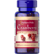 Puritan's Pride Cranberry Fruit Concentrate Supports Urinary and Bladder Health 100 Count -524029242 image