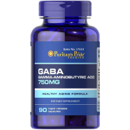 Puritans Pride GABA Gamma Aminobutyric Acid 750 Mg -289443773 image