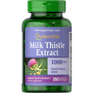 Puritan’s Pride Milk Thistle Extract 1000mg 180 Softgels (USA) image
