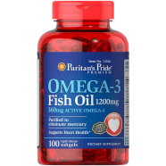 Puritan's Pride Omega3 Fish Oil 1200 mg - 100 count (USA) -272729760 image