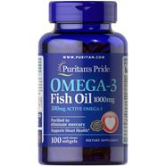 Puritan's Pride Omega 3 Fish oil 1000mg 100 counts -317407444 image