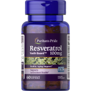 Puritan's Pride Resveratrol 100 mg 60 Softgels -284290908 image