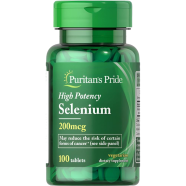 Puritan’s Pride Selenium 200 mcg 100 Tablets image