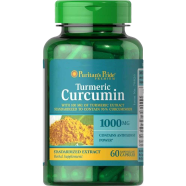Puritan’s Pride Turmeric Curcumin 1000 mg 60 Capsules image