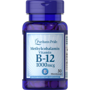 Puritan’s Pride Vitamin B-12 1000 mcg 30 Microlozenges image