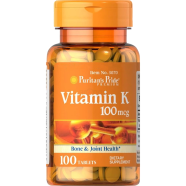 Puritan’s Pride Vitamin K 100 mcg 100 Tablets image