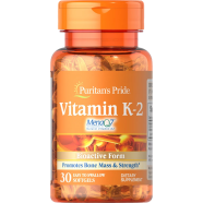 Puritan’s Pride Vitamin K-2 (MenaQ7) 100 mcg 30 Softgels image