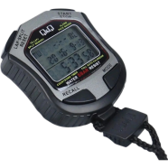 Q And Q 10 Lap Stop Watch Water Resistant image