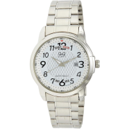 Q And Q Analog White Dial Men's Watch - A184J204Y